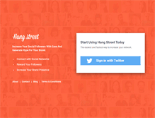 Tablet Screenshot of hangstreet.com